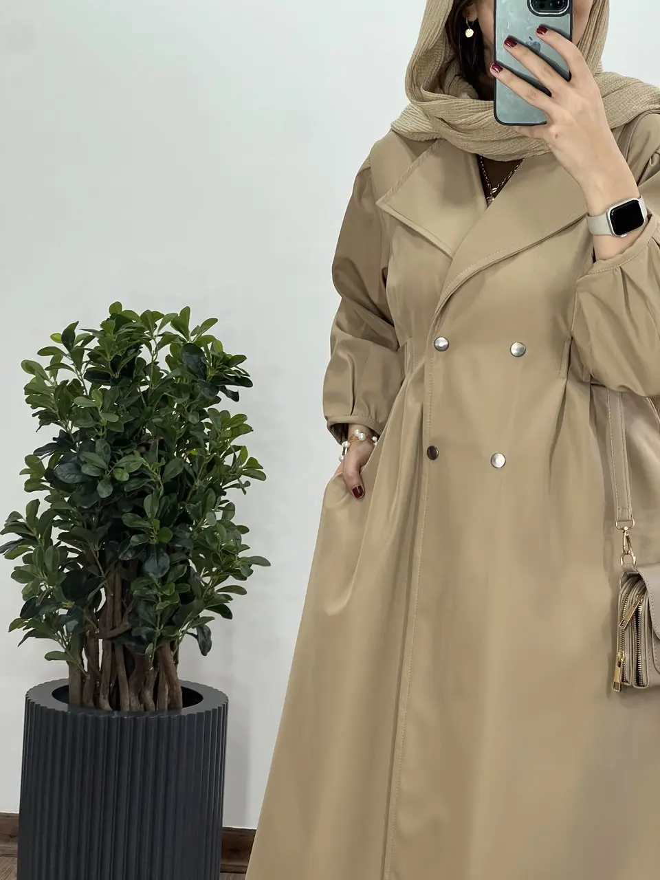 بارونی بلند ضد آب سمن